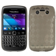 TPU Silicon Case Kubus Patroon Grijs voor BlackBerry 9790 Bold