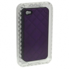 Hard Case Smooth Patroon Paars voor Apple iPhone 4/ 4S