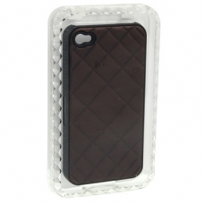 Hard Case Smooth Patroon Bruin voor Apple iPhone 4/ 4S