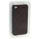 Hard Case Smooth Patroon Bruin voor Apple iPhone 4/ 4S