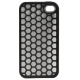 Hard Case Honingraat Patroon Zwart voor Apple iPhone 4/ 4S