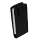 Leder Beschermtasje Magnetic Flip Zwart voor Nokia X3-02 