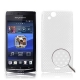 Hard Case Perforated Grid Wit voor Sony Ericsson XPERIA Arc