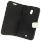 Leder Beschermtasje Book Croco Design Wit voor Samsung i9250 Galaxy Nexus