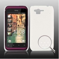 Hard Case Perforated Mesh Wit voor HTC Rhyme