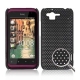 Hard Case Perforated Mesh Zwart voor HTC Rhyme