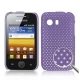 Hard Case Perforated Mesh Paars voor Samsung S5360 Galaxy Y