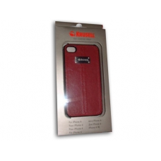 Krusell Hard Case Luna UnderCover Rood voor Apple iPhone 4