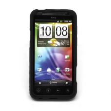 Adapt TPU Silicon Case Zwart voor HTC Evo 3D