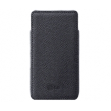 LG Leder Beschermtasje CCL-280 Zwart voor LG GD510 Pop