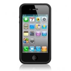 Cygnett Snaps Silicone Frame Zwart voor iPhone 4