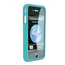 Cygnett Snaps Silicone Frame Blauw voor iPhone 4