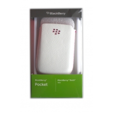 BlackBerry Leder Beschermtasje Wit/ Pink (ACC-32840-201)