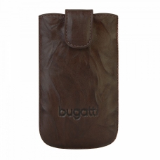 Bugatti SlimCase Leder Beschermtasje Unique 2011 Tobacco Bruin Maat S