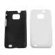 Silicone Case Duo Hard Zwart/Wit voor Samsung i9100 Galaxy S II