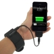 Armband Power Bank Zwart (1500mAh) Externe Accu