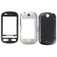 LG P350 Optimus Me Cover Zilver/ Zwart