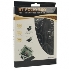 Hard Case met Bluetooth Toetsenbord incl. Draaibare Stand Zwart voor Apple iPad2