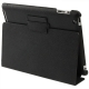 Lederen Beschermtas Flip Style met Houder Zwart voor Apple iPad2/ iPad3/ iPad4