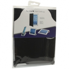 Hard Case Bubble met Lederen Smart Cover Zwart voor iPad2/ iPad3