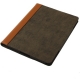 Lederen Beschermtas Canvas met Houder Grijs/Bruin voor Apple iPad3/ iPad4