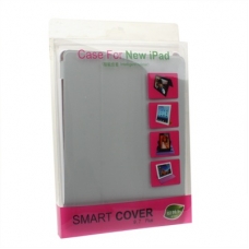 Hard Case Slim met Silicon Smart Cover Grijs voor Apple iPad3