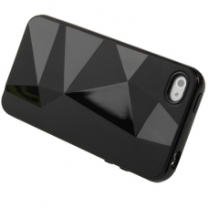 TPU Case Diamant Vorm Zwart voor Apple iPhone 4/ 4S