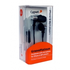 Cygnett Headset Stereo GroovePlatinum CY-3-PBM Zwart