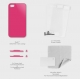 SwitchEasy Hard Case Nude Fuchsia Pink voor iPhone 4/ 4S