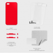 SwitchEasy Hard Case Nude Rood voor iPhone 4