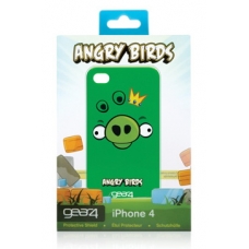 Gear4 Hard Case Angry Birds Pig King Groen voor Apple iPhone 4
