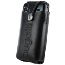 Bugatti Leder TouchCover Zwart voor Samsung i9000 Galaxy S