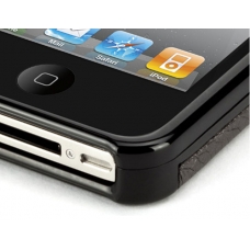 Griffin Hard Case Leder Elan Form Zwart voor iPhone 4/ 4S