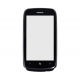 Nokia Lumia 610 Frontcover met Touch Unit Zwart
