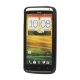 TPU Case Duo Plastic Zwart voor HTC One X 