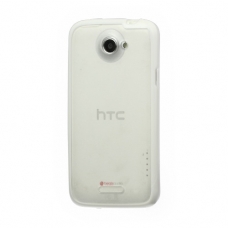 TPU Case Duo Plastic Wit voor HTC One X 