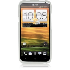 TPU Case Ruitpatroon Wit voor HTC One X