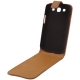 Leder Beschermtasje Elegant Flip Bruin voor Samsung i9300 Galaxy S III