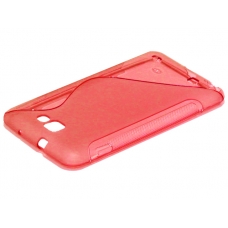 TPU Case S-Line Rood voor Samsung N7000 Galaxy Note