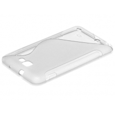 TPU Case S-Line Transparant voor Samsung N7000 Galaxy Note