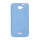 TPU Case S-Line Blauw voor HTC One X