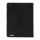 Lederen Beschermtas Flip Lizard met Houder Zwart/Bruin voor Apple iPad2/ 3/ 4