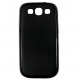 TPU Case Glossy/Mat Zwart voor Samsung i9300 Galaxy S III