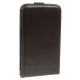 Leder Beschermtasje Magnetic Flip Bruin met Stand voor Samsung N7000 Galaxy Note