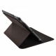Bugatti Hard Case Folder met Nylon Smart Cover Bruin voor Apple iPad2