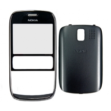 Nokia Asha 302 Cover Donker Grijs
