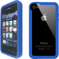 iLuv EDGE Silicon Bumper Case Blauw voor iPhone 4/ 4S