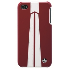 Trexta Hard Case Autobahn Wit / Rood voor Apple iPhone 4/ 4S