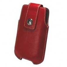 Faconnable Lederen Pouch EVL Vintage Rood