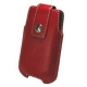 Faconnable Lederen Pouch EVL Vintage Rood